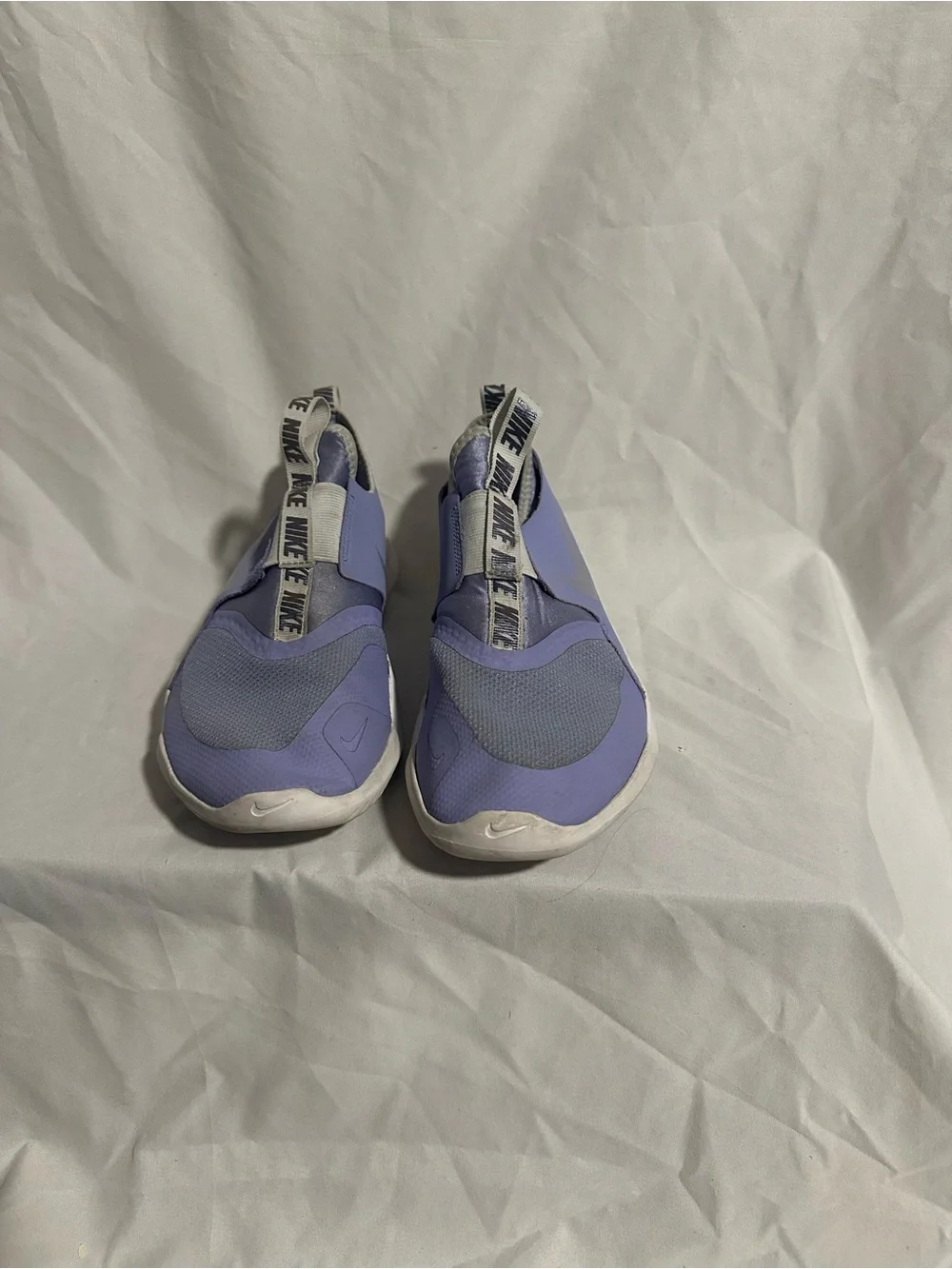Nike Women's Lavender Slip-On Sport Sneakers with White Soles